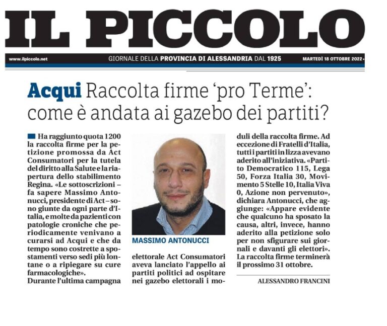 IL PICCOLO 18-10-2022